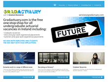 Tablet Screenshot of gradactuary.com